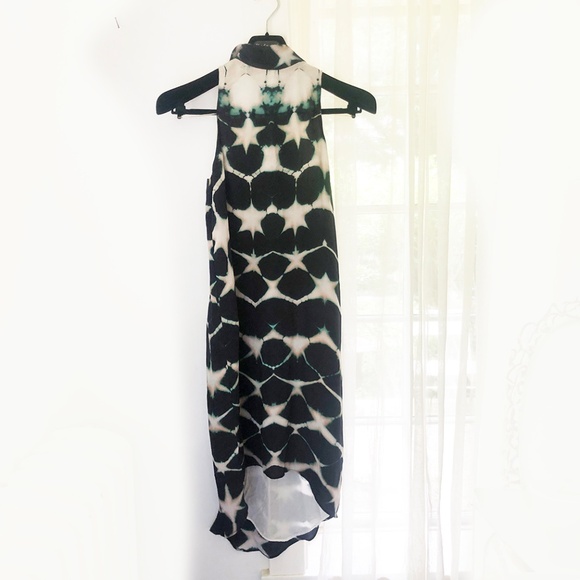 Anthropologie, Laura Segal / Clamp-Dye Sleeveless Silk Dress / Size XS - Picture 5 of 9